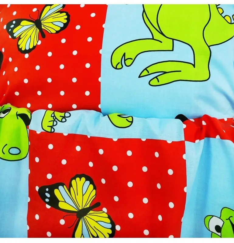 EMI színes, állat mintás gyerek ágyneműhuzat, Párna 70x90