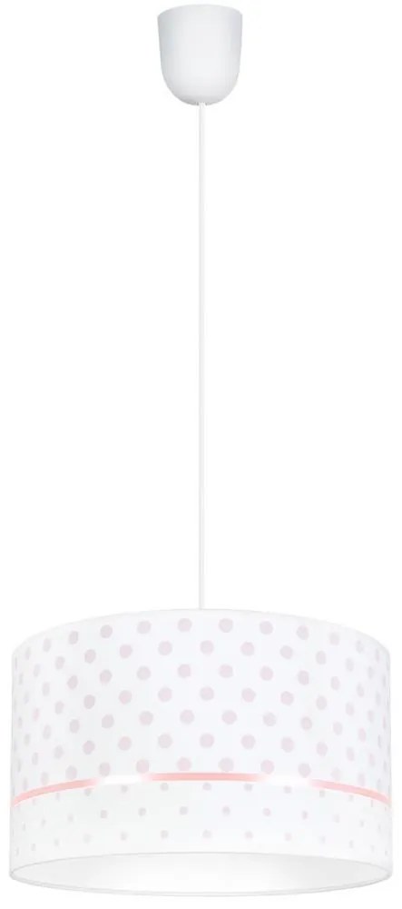 Gyerek csillár PIKKI 1xE27/60W/230V rózsaszín