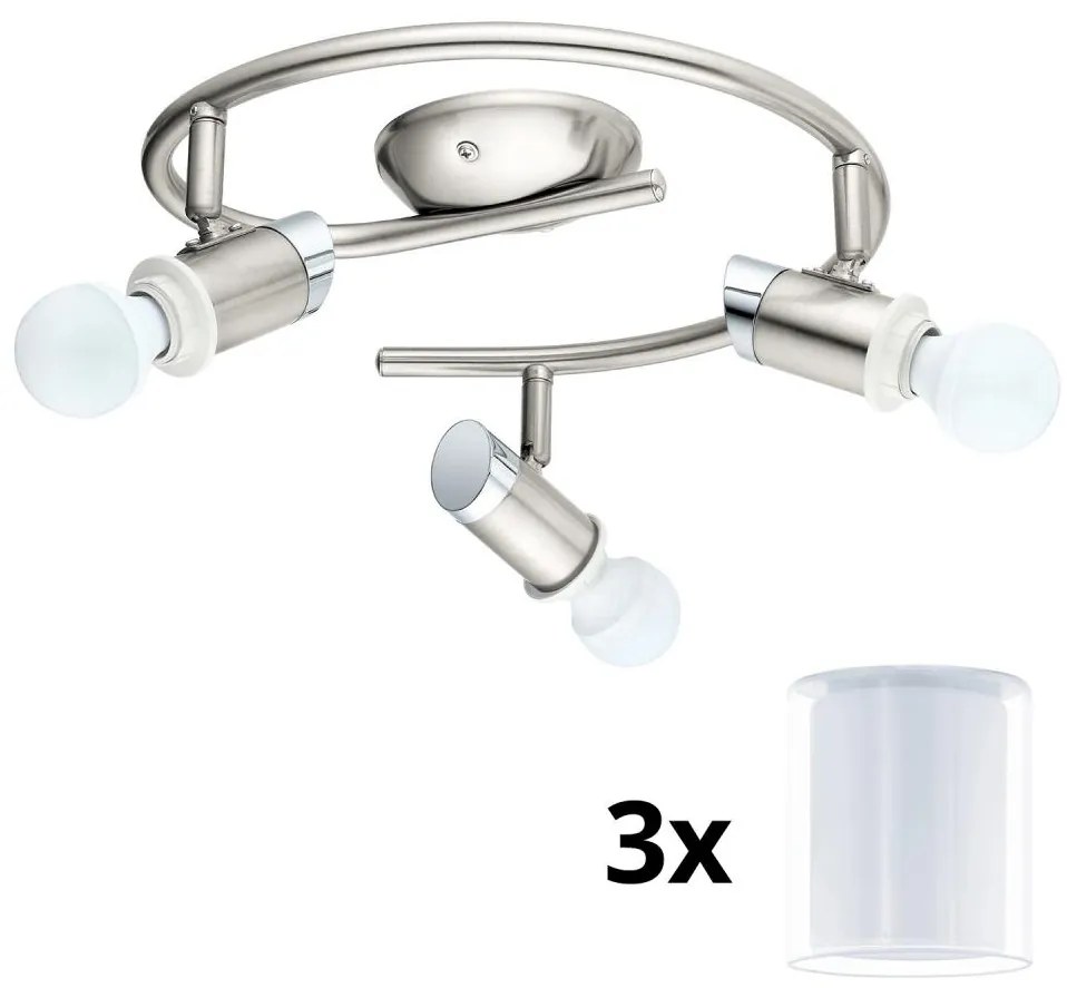 Eglo - LED spotlámpa MY CHOICE 3xE14/4W/230V króm/fehér