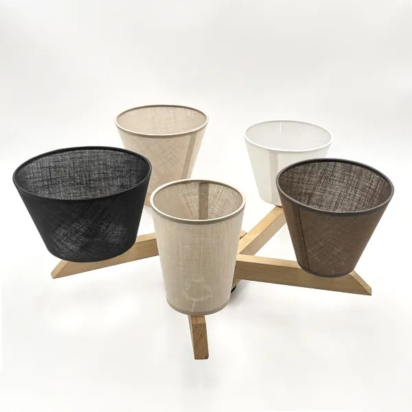 Brilagi - LED Felületre szerelhető csillár ANTHONY 5xE14/40W/230V tölgy