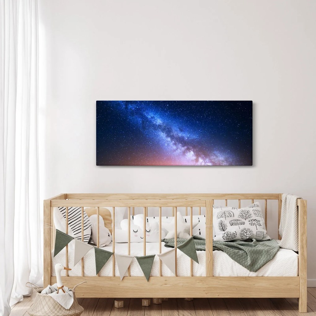 Kép - A csillagok éjszakai szépsége (120x50 cm)