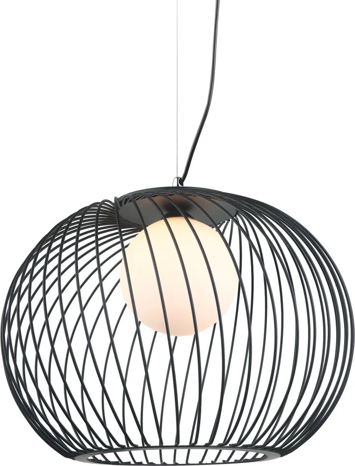 Italux CLARISA MDM-3842-1 BK Függőlámpa 1x40W/E27 IP20