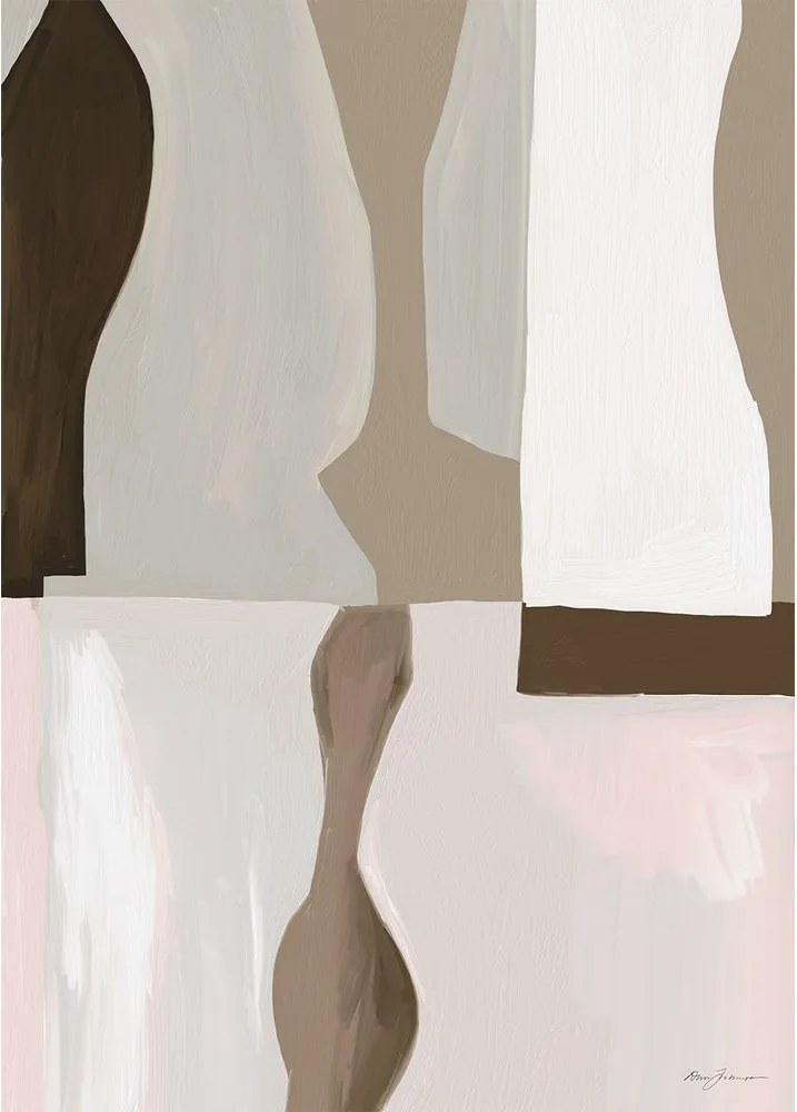 Poszter 50x70 cm Pastels en Forme – Anna Johansson – The Poster Club