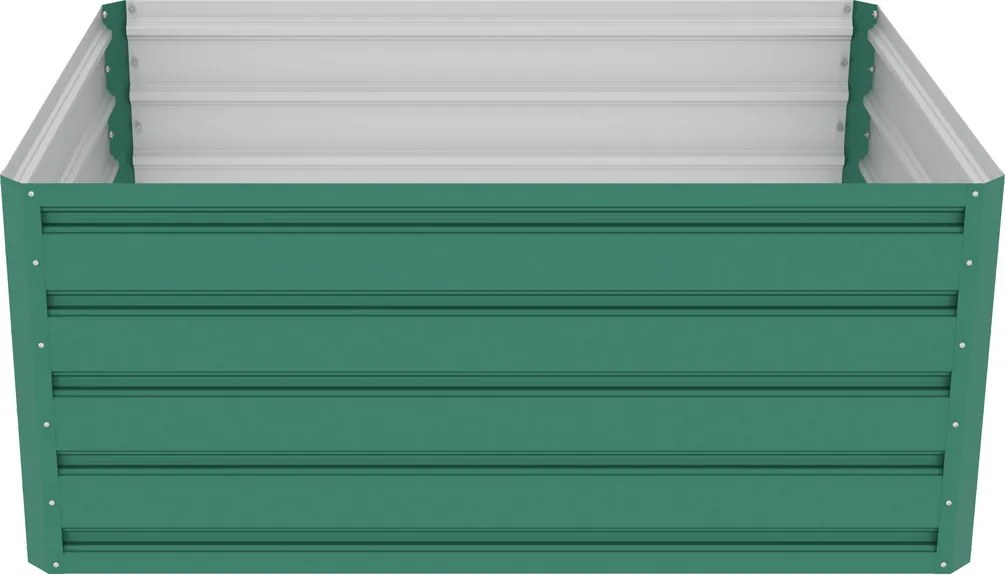 Emelt virágágyás G21 Daisy 120 x 90 x 52 cm, fém,zöld