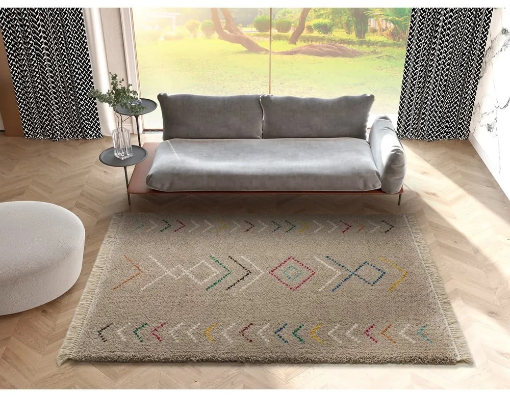 Ziri bézs szőnyeg, 160 x 230 cm - Universal