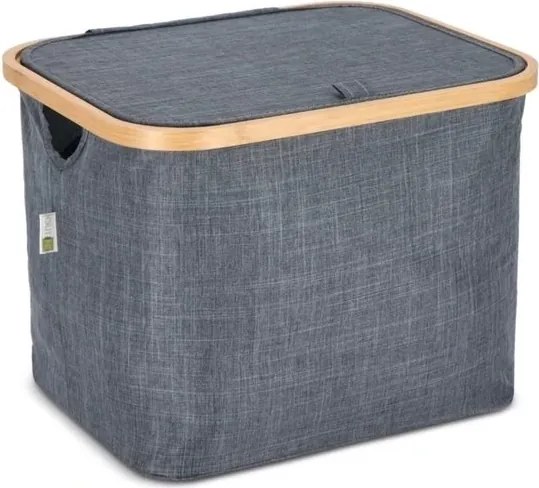 Szennyestartó kosár NOLVIO 40 L, kékesszürke