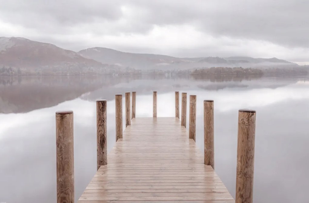 Poszter 91,5x60cm Móló Derwentwater 2, Assaf Frank