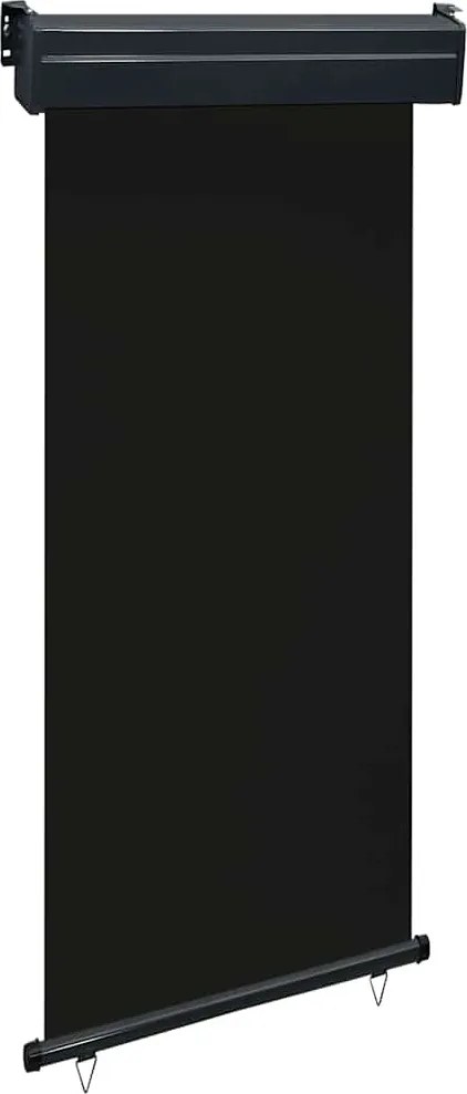 vidaXL fekete erkély oldalnapellenző 105 x 250 cm