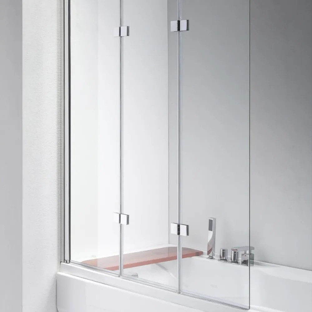 Triad || 6mm, 120x140 kádparaván, 3 részes, összehajtható