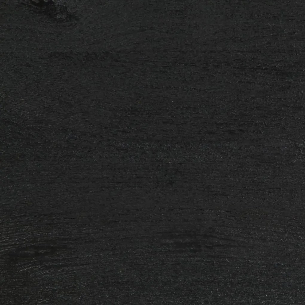 fekete szerelt fa tálalószekrény 90 x 33 x 75 cm