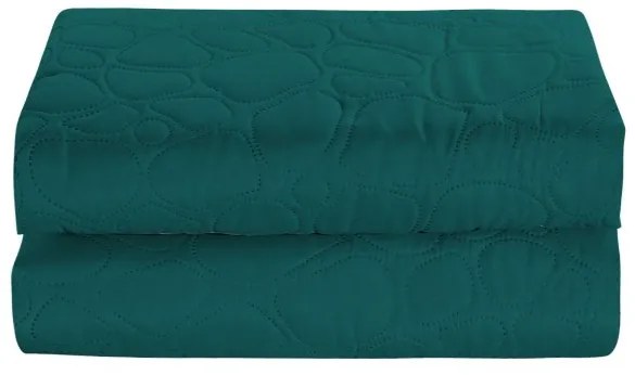 Türkiz ágytakaró STONE Méret: 200 x 220 cm