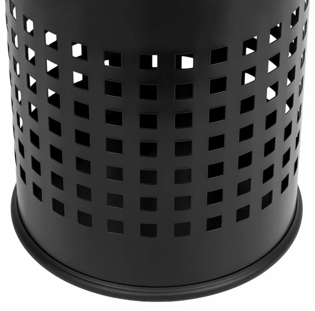 Alda Officer perforált szemetes 7 l, fekete, 7 l