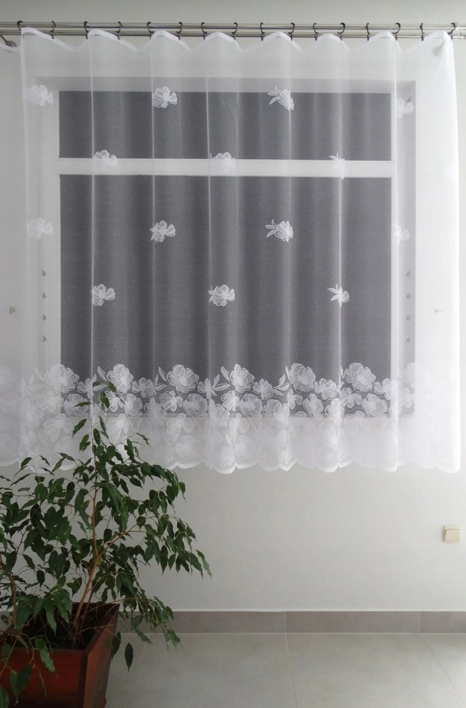 Mg Függöny 3/200 Fehér 300X180 kész szalag lengyel