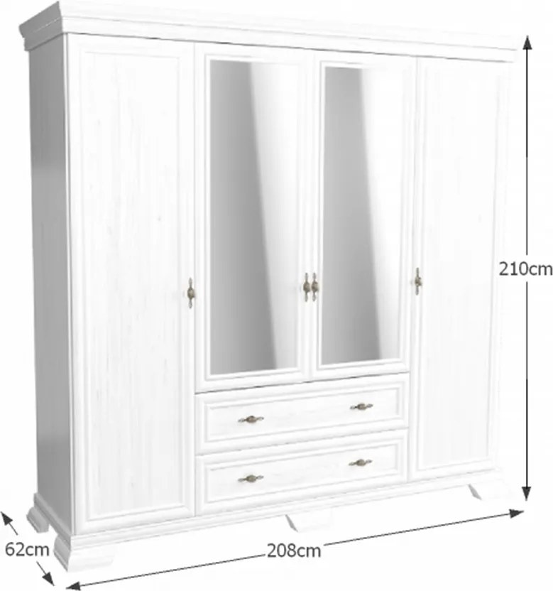 Szekrény KS3, sosna andersen, KORA