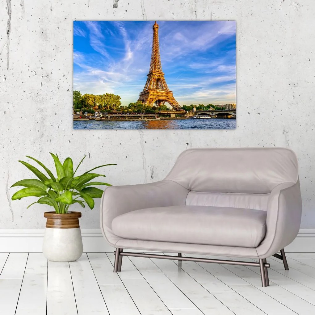 Kép - Eiffel-torony (90x60 cm)