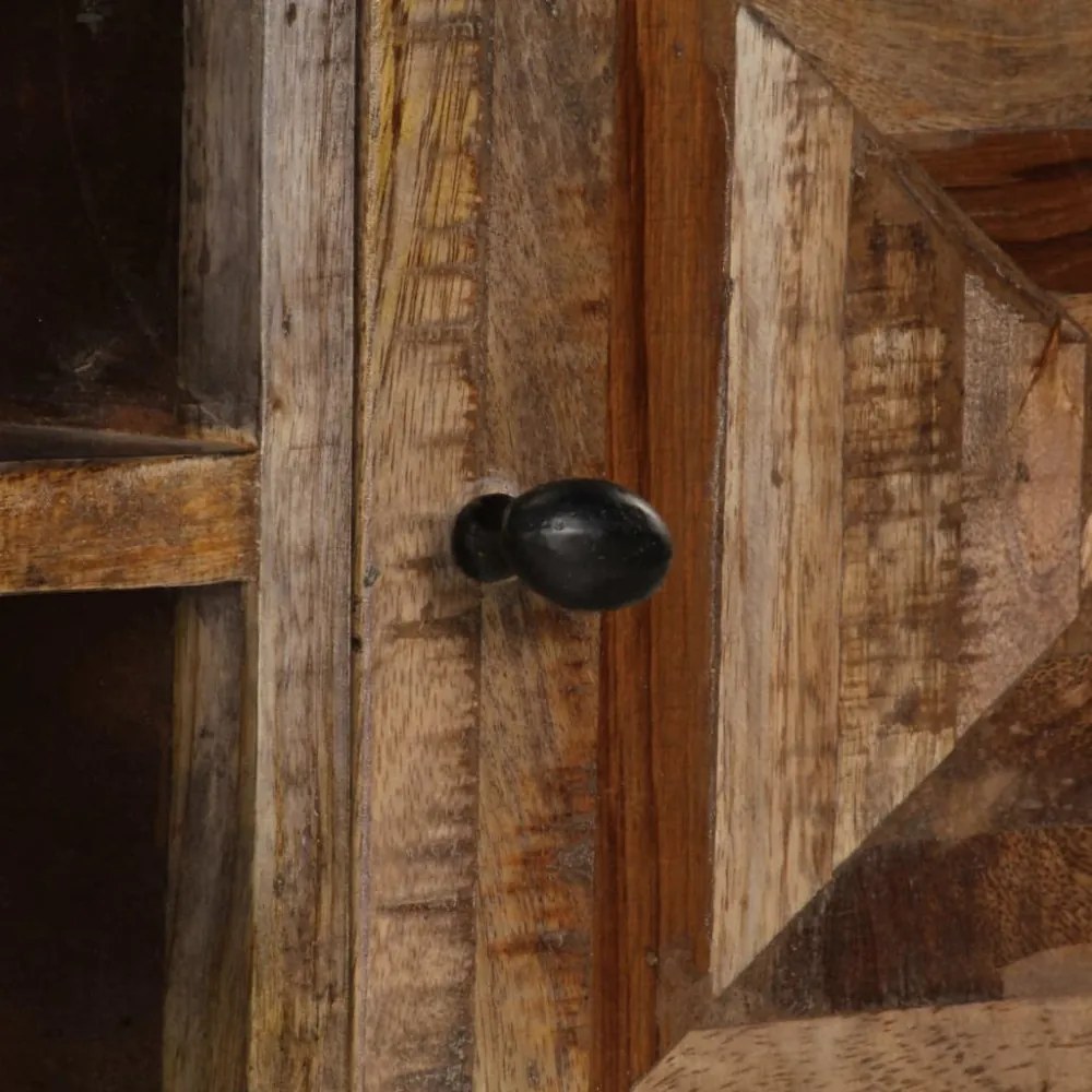 tömör mangófa TV-szekrény 118 x 30 x 40 cm