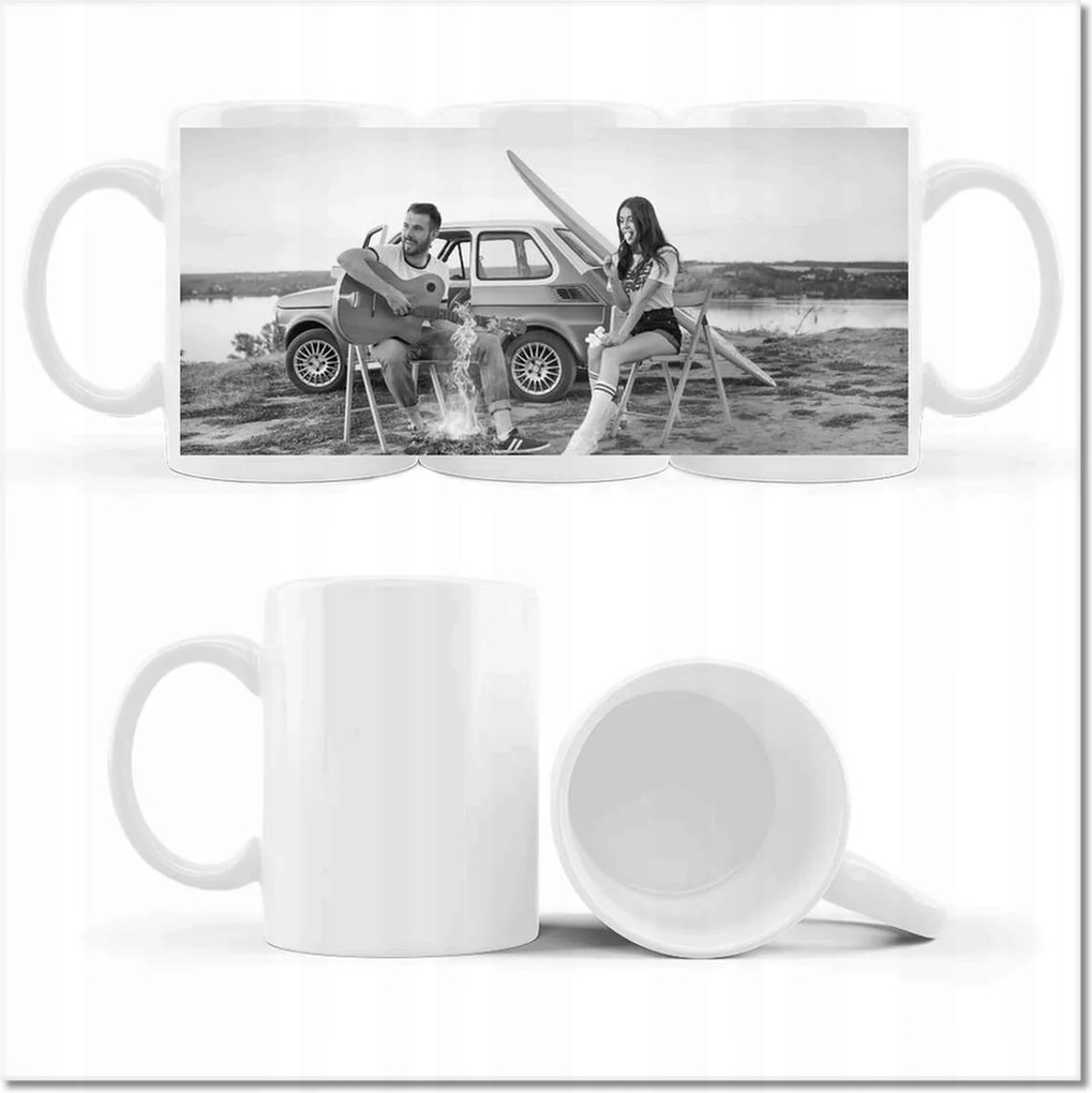 Fényképes bögre Játék a kicsivel Fiat