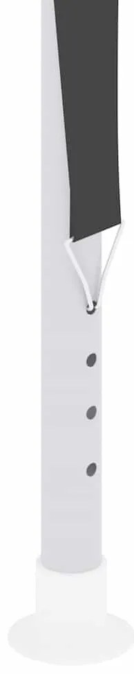 antracitszürke rendezvénysátor oldalfalakkal 2,5x2,5 m 90 g/m²