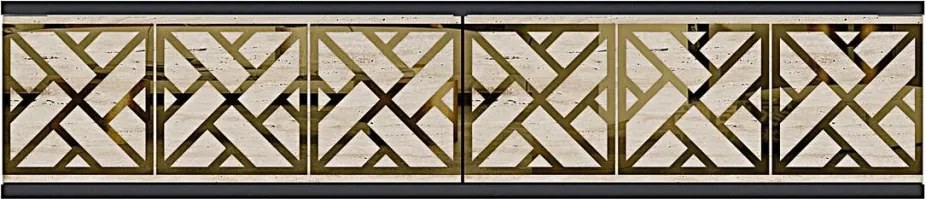 Arex 120 - Anthracite, Travertine, Gold