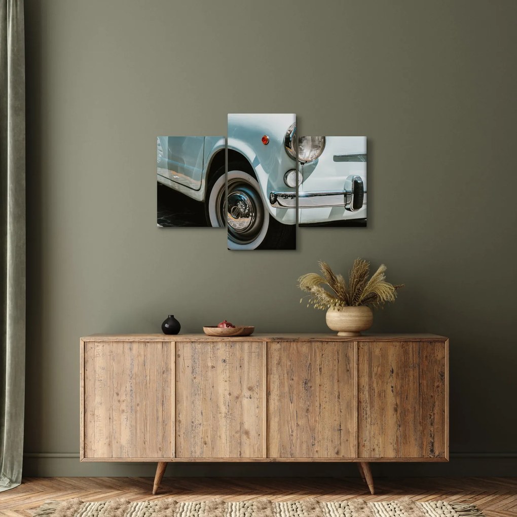 Kép - Fiat retro autó (90x60 cm)