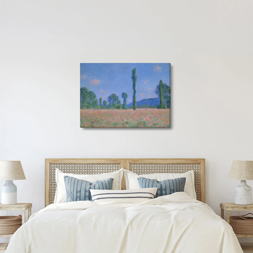 Kép - Claude Monet, Poppy Field (Giverny), reprodukciók (70x50 cm)