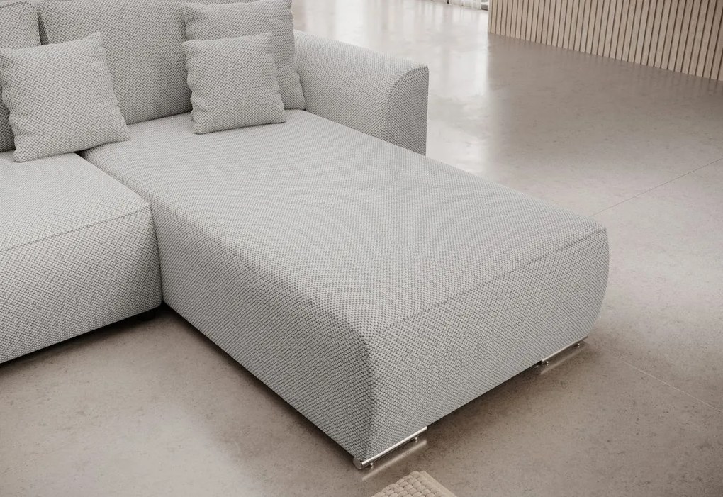 GUSTAV ágyazható sarok ülőgarnitúra, 293x87x195, monolith 02