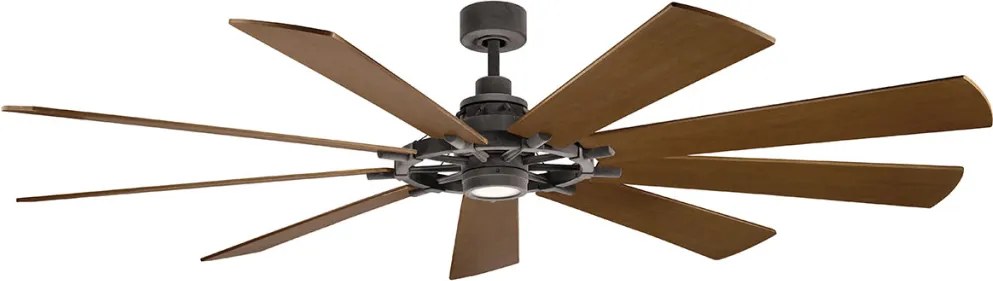 KICHLER KLF-GENTRY-85-WZ GENTRY Ventilátoros lámpa Sötét Dió, Könnyű Dió, Cink LED IP44