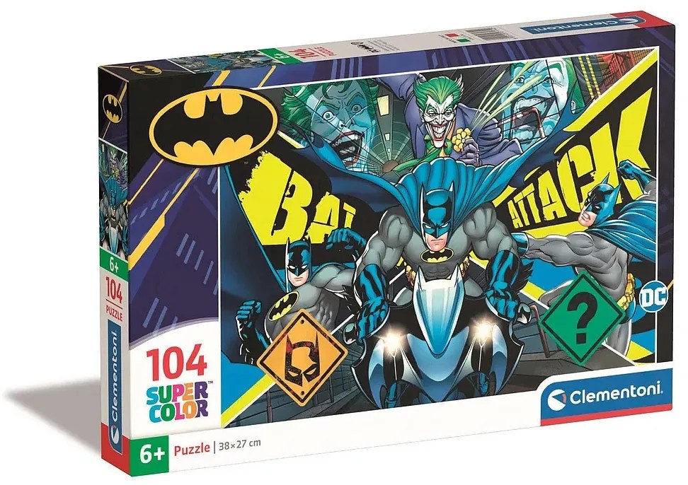 Batman Attack 104 db-os puzzle Clementoni