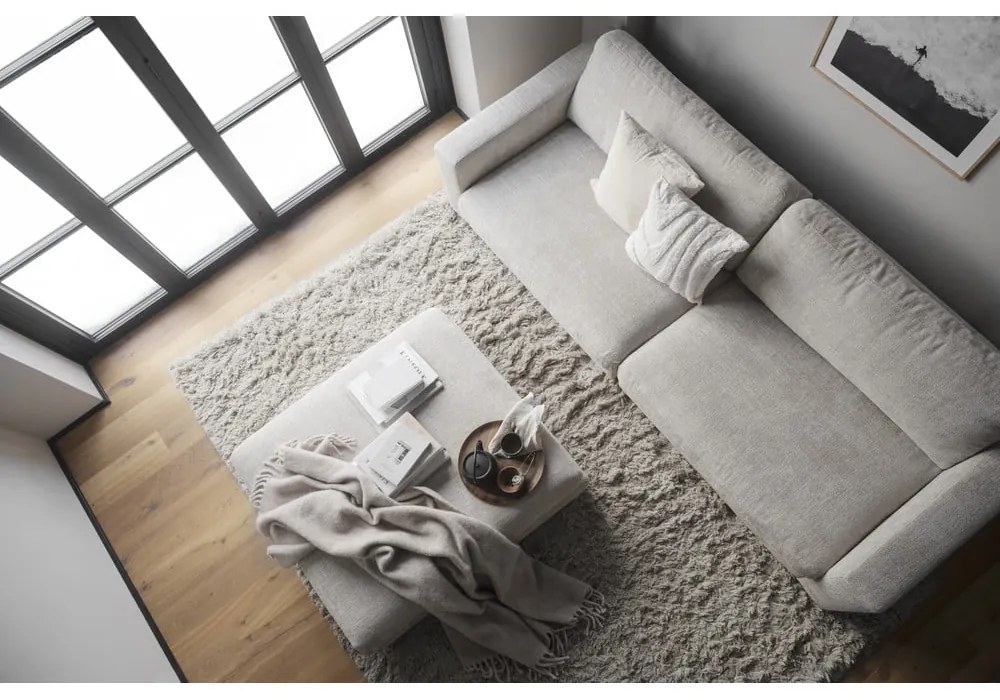 Krémszínű lábtartó Duncan - Rowico