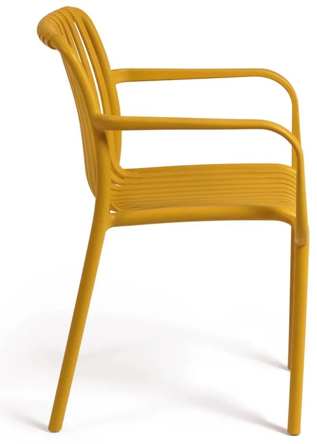 Isabellini mustársárga kerti szék - Kave Home