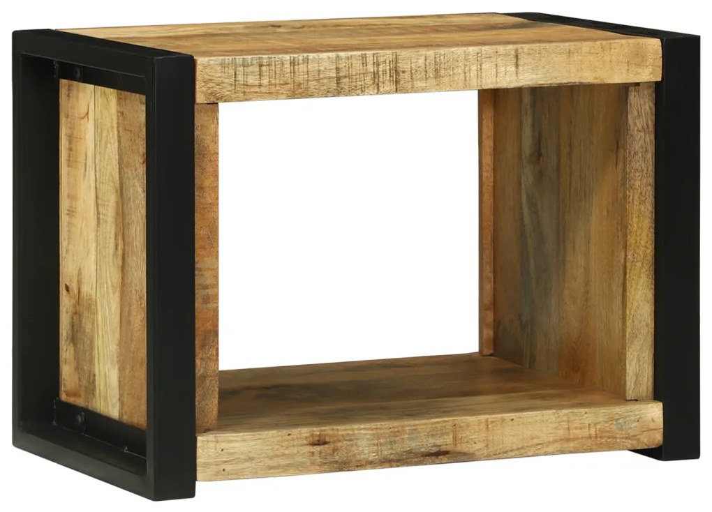 Fali Kocka 55x35x40 cm Tömör Fa Mangó