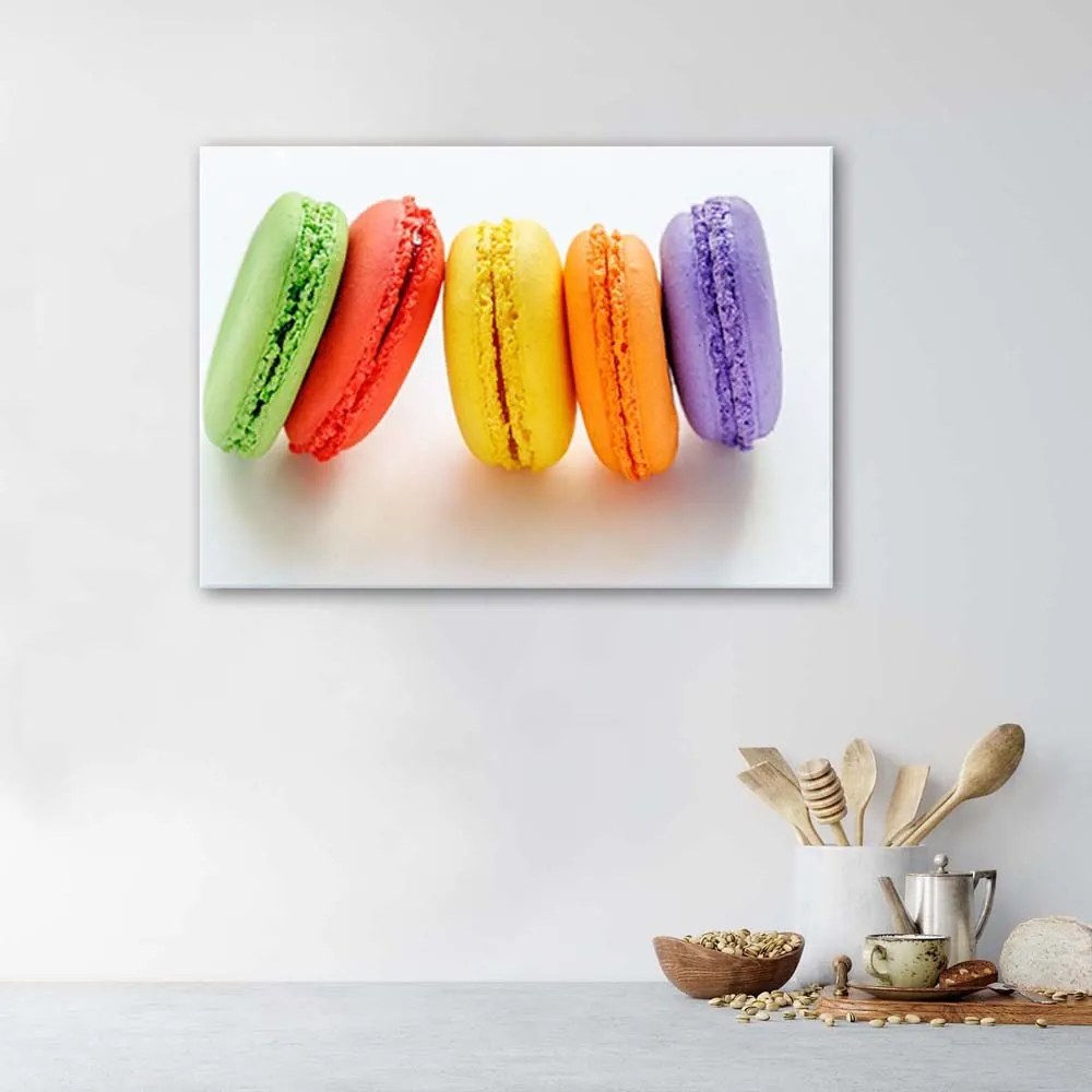 Gario Vászonkép Francia macaronok Méret: 100 x 70 cm