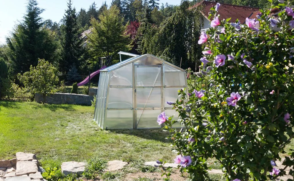 G21 GZ 59 üvegház - 251 x 311 cm, horganyzott