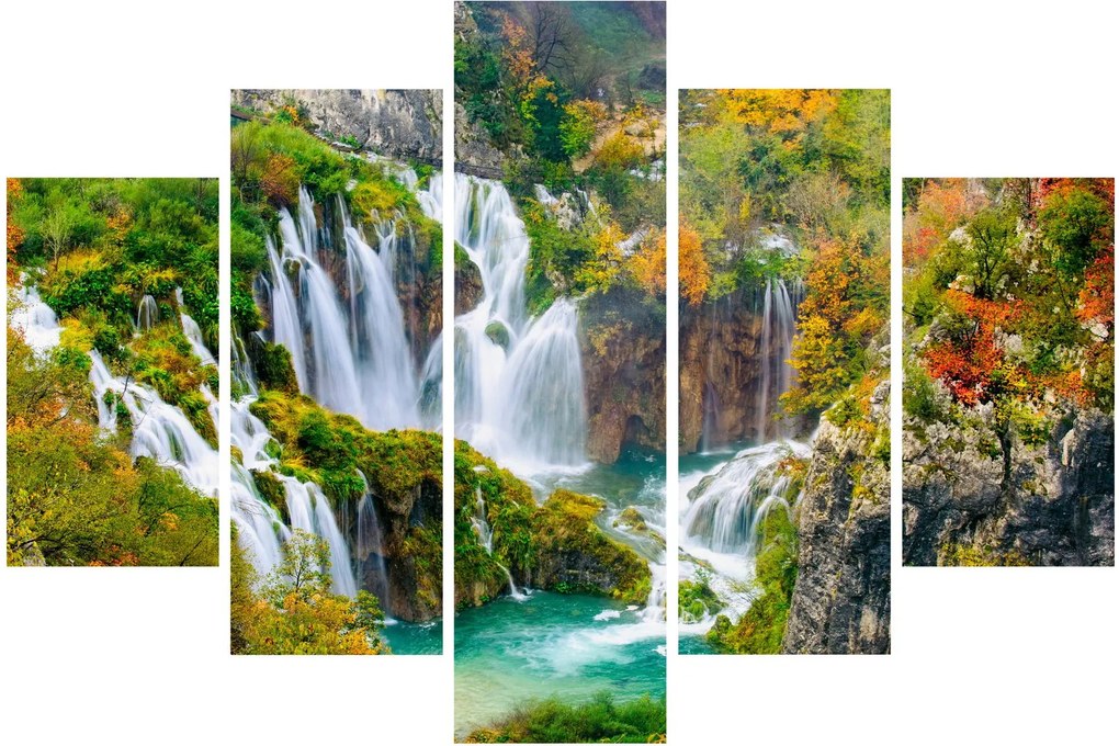 Kép - Plitvicei-tavak Nemzeti Park (150x105 cm)