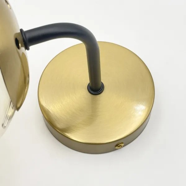 Brilagi - MALIVA fali lámpa 1xE14/15W/230V aranyszínű