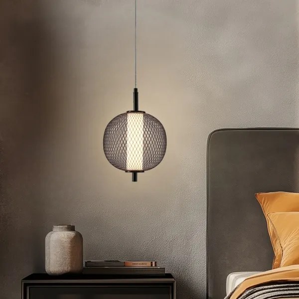 LED függőlámpa kábelen PUMA LED/10W/230V átm. 20 cm fekete