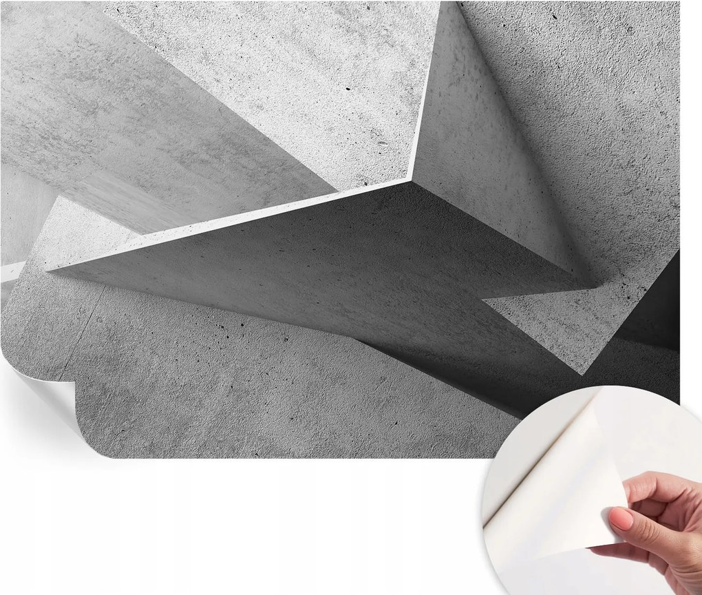 Prémium fali öntapadós fotótapéta Geometrikus szerkezetek 104x70 cm