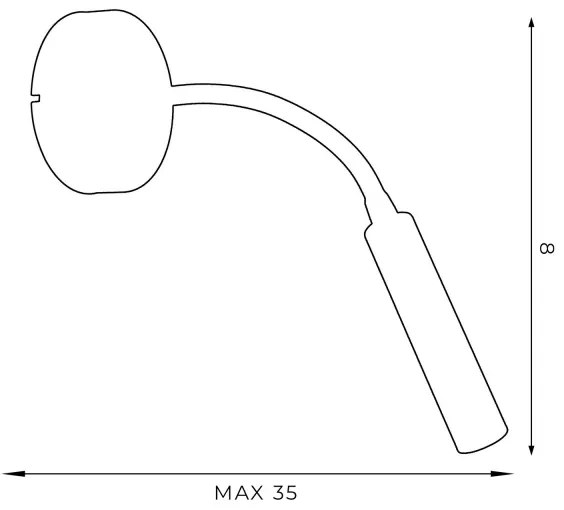 Rugalmas lámpa ARDEN 1xG9/8W/230V fehér