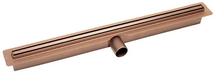 Laveo Slim, lineáris lefolyó ráccsal 60 cm, rózsaszín arany, LAV-COS_860D