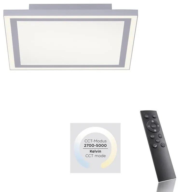 Leuchten Direkt 14850-16 - LED Dimmelhető lámpa LED/17W/230V + LED/13W + távirányító