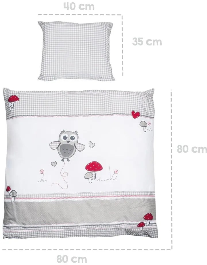 Fehér gurulós baldachinos bölcső 40x90 cm Adam &amp; Eule – Roba