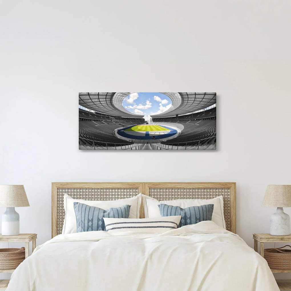 Kép - futballstadion (120x50 cm)