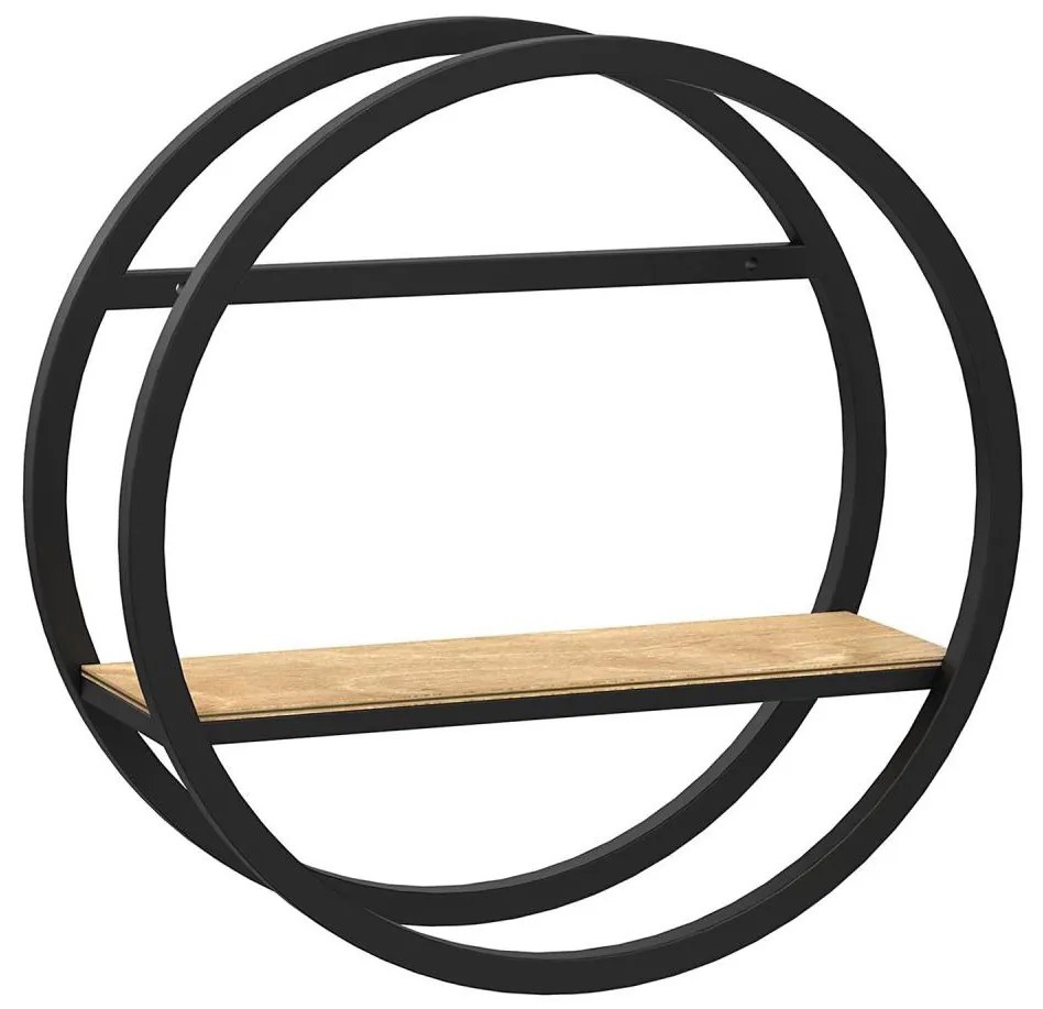 Fali polc SHELF átm. 39,5 cm tölgy