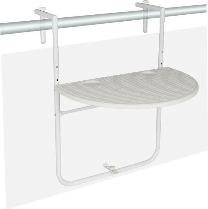 GARTHEN Kerti lógós asztal fehér