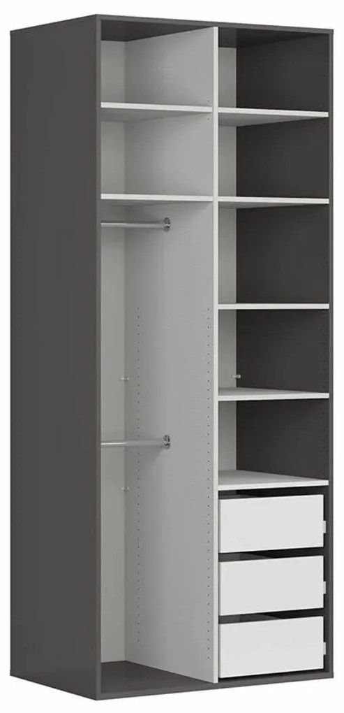 Ruhásszekrény Flex 111 (grafit) . 1098228