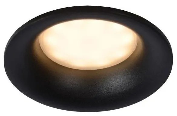Lucide09923/01/30-Fürdőszobai beépíthető lámpa ZIVA 1xGU10/50W/230V IP44 fekete
