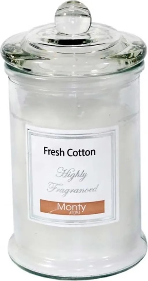 Westwing Illatgyertya „Fresh Cotton Glass” O 9,5, magasság 17 cm 45 óra