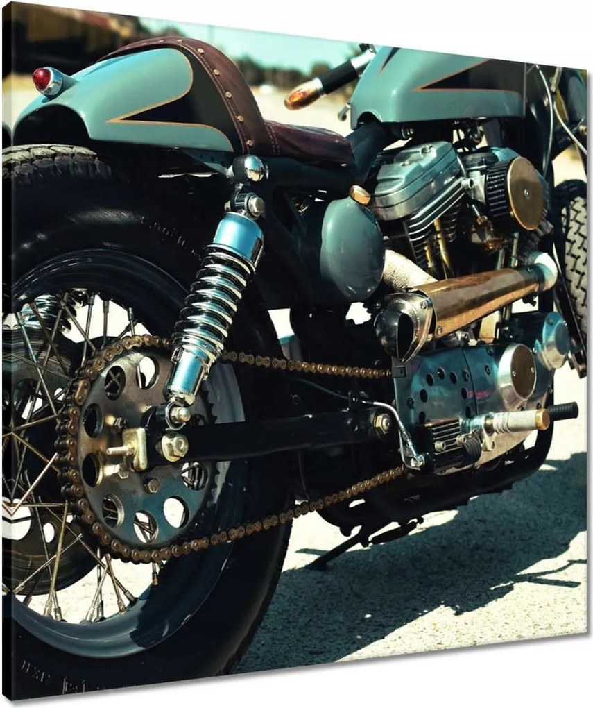Vászonkép 60x60 Klasszikus motorkerékpár Motor