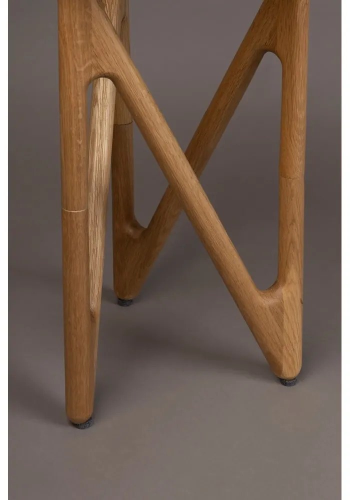 Kerek tárolóasztal üveg asztallappal ø 40 cm Naia – Dutchbone