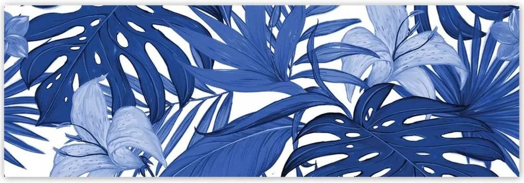 Fotótapéták 312x104 Classic Blue Monstera